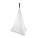 LSS12W Speaker stand cover white 120cm